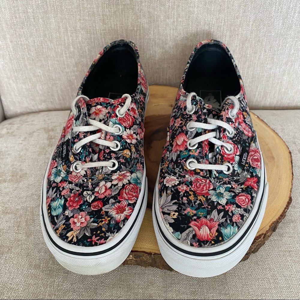 Vans Multi Floral Shoes - Picture 10 of 12